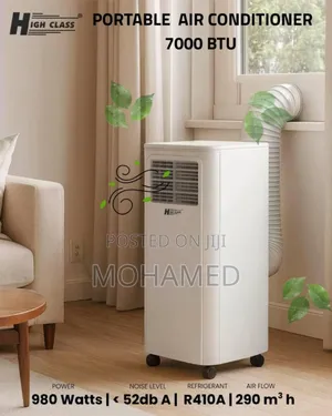*Highclass Portable Ac*
*Btu 7000*