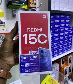 New Xiaomi Redmi 15C 4G 128 GB Black
