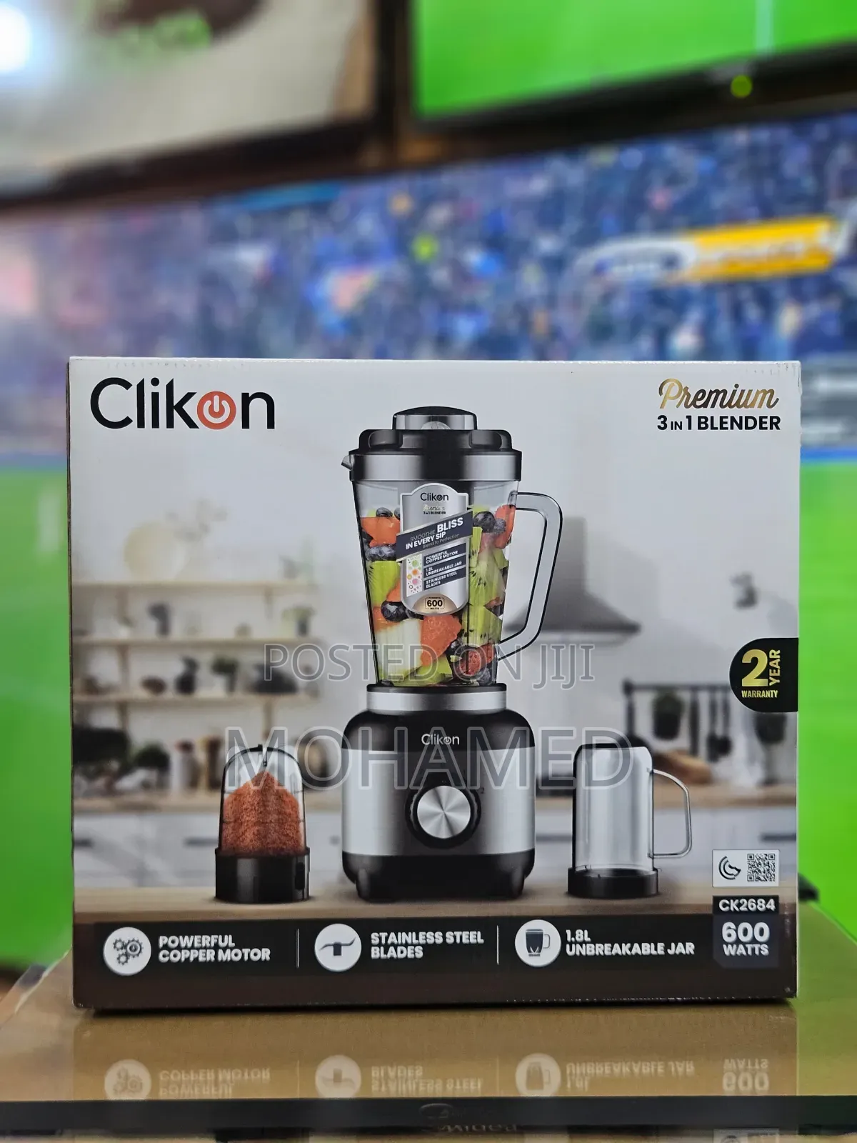 *Clikôn Blender 3 in 1* *Ck2684* *1.8l*