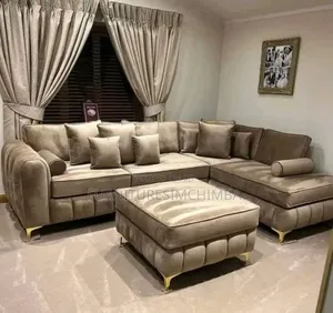 L Shape Design With Four Seat