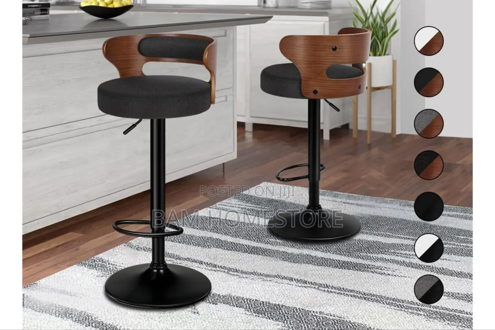 Executive Wooden Luxury Swivel Office,Bar, Cafeteria, Counter Chair
