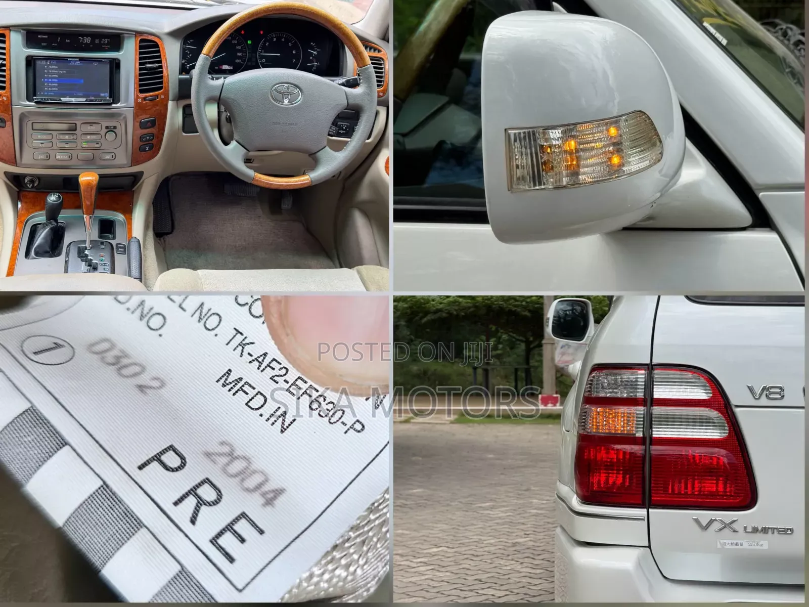 Toyota Land Cruiser 100 4.2 TD 2004 White