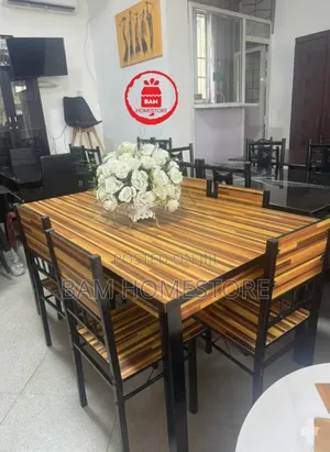 Modern 6-Seater Wooden Finish Dining Set - Model A26 ( Imported Sets)