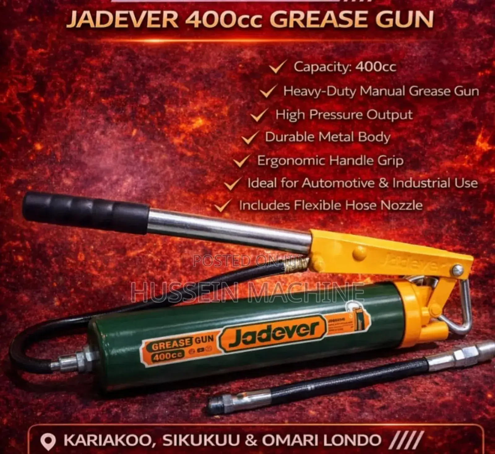 Grease Gun 400cc Jadever