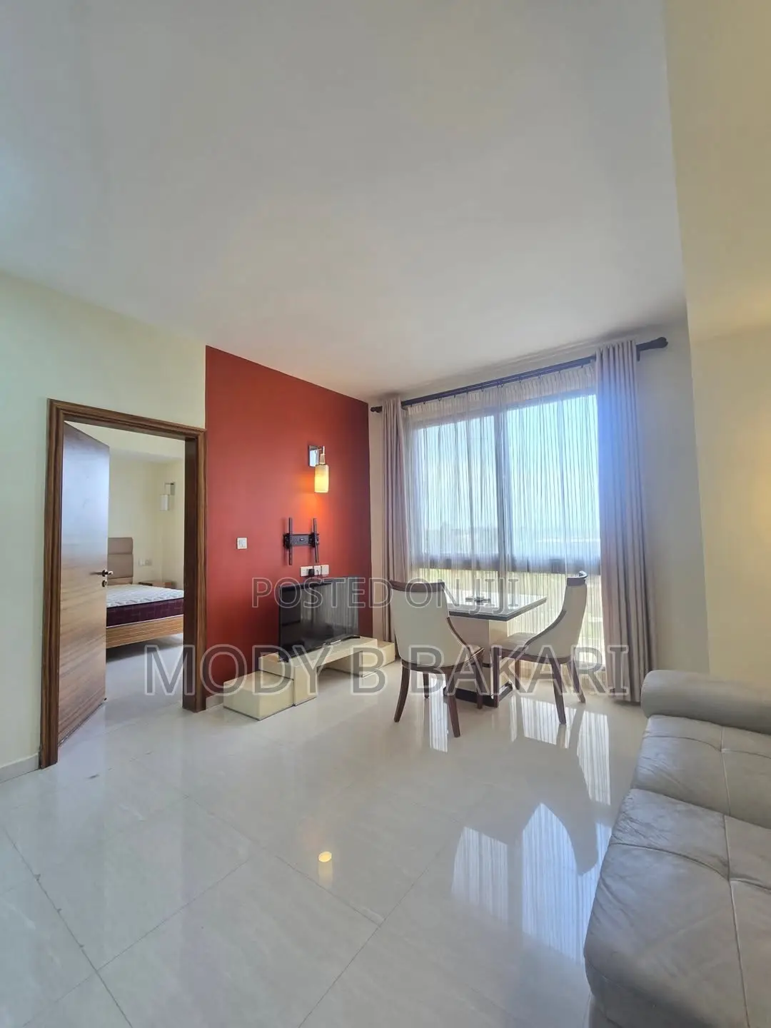Furnished 1bdrm Apartment in Masaki for rent