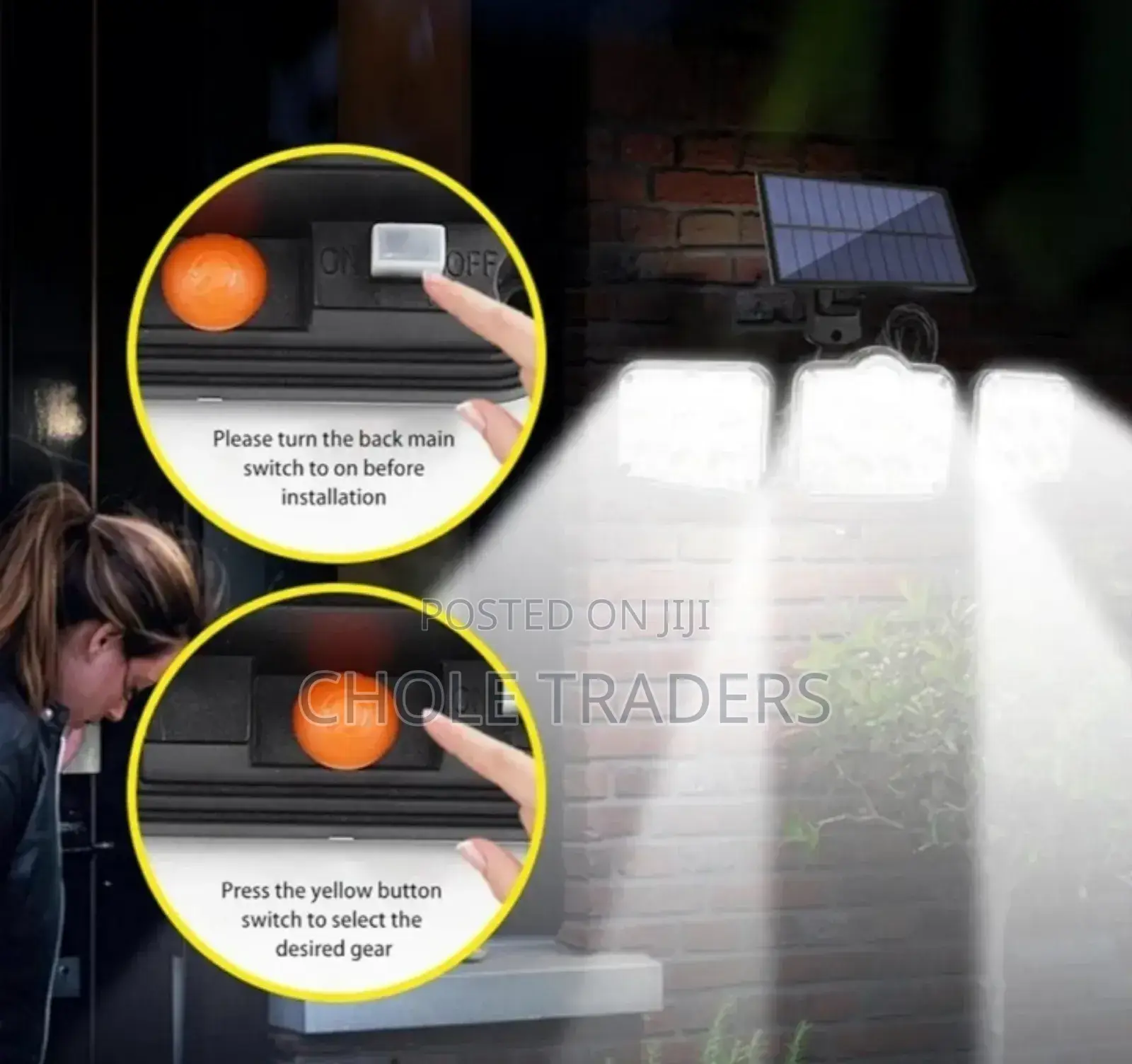 3 in 1 Solar Sensor Light