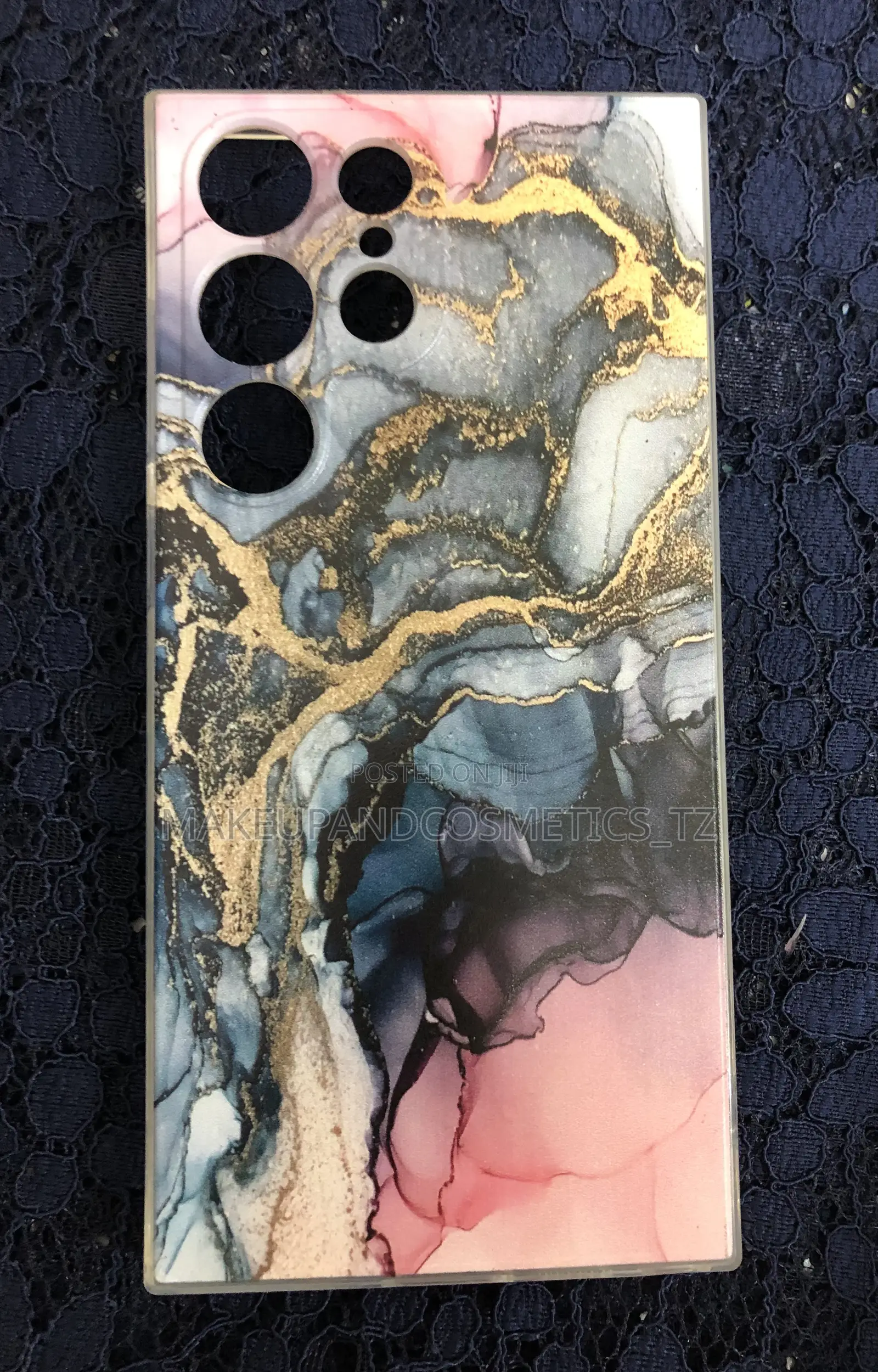 Marble-Painted Phone Case