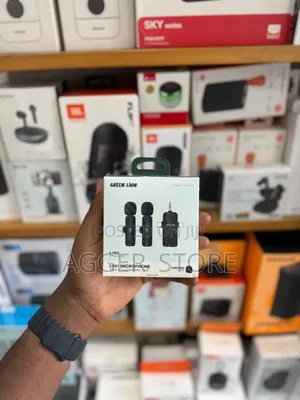 Green Lion 3 in 1 Microphone(Type-C, Lightning, Aux)
