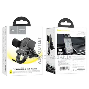 Hoco H6 Air Outlet Car Holder Locking Strong Anti-fall Phone Mount