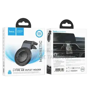 Hoco H59 Full Ring L-Type Air Outlet Magnetic Car Phone Holder