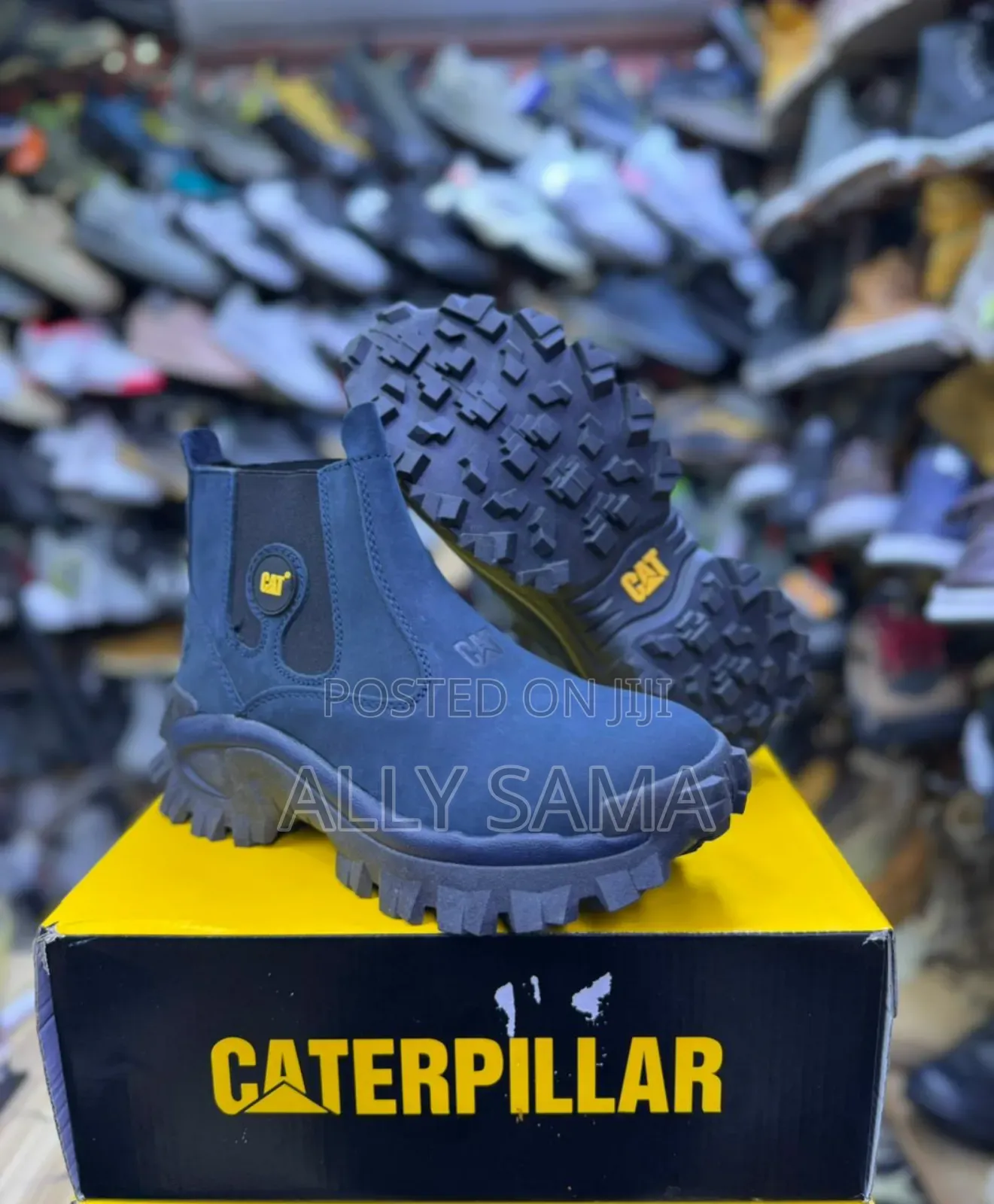 Mens Boots Caterpillar Material Heavy Quality