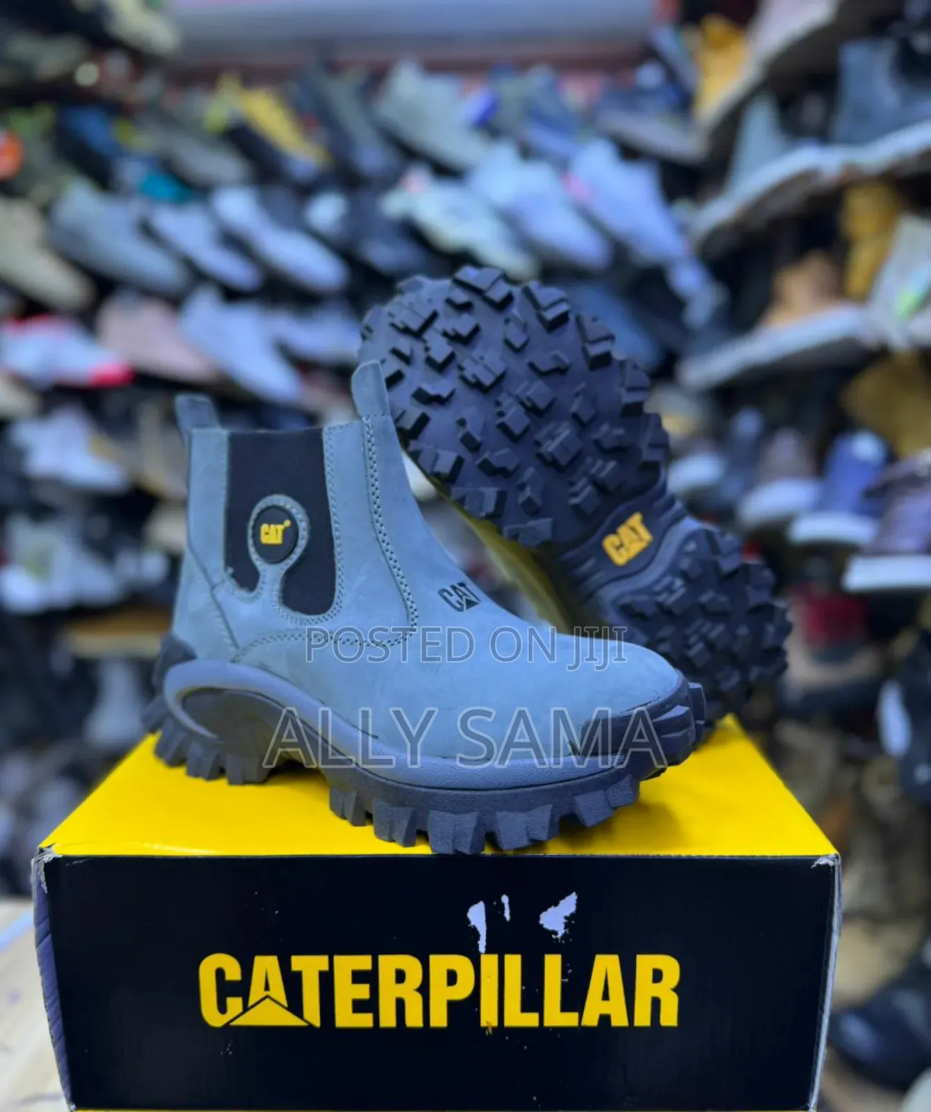 Mens Boots Caterpillar Material Heavy Quality