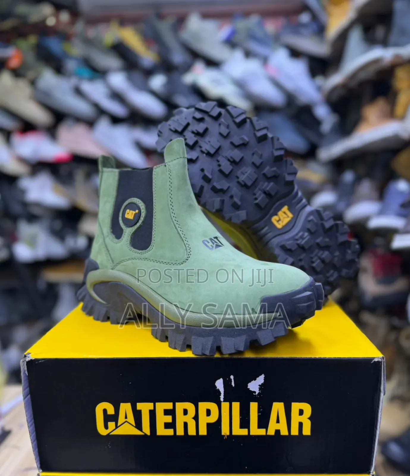 Mens Boots Caterpillar Material Heavy Quality