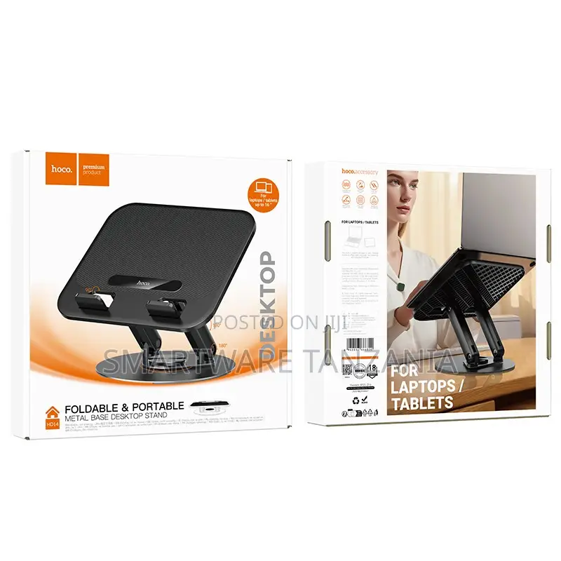 Hoco Hd5 Foldable Portable Desktop Stand Metal Base Laptop Tablet