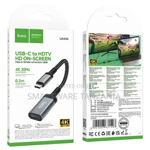 Hoco Ua43a Usb-C to HDTV Cable 30hz Screen Mirroring Adapter 0.2m