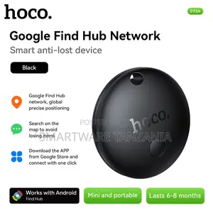 Hoco E93a Google Find Hub Tracker Black Mini Portable 6-8 Months