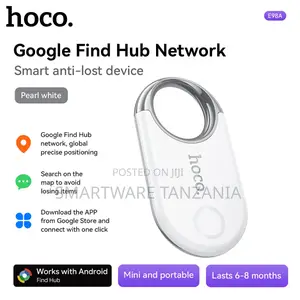 Hoco E98a Google Find Hub Tracker Pearl White Mini Portable 6-8m