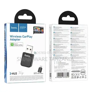 Hoco Hu8 Wireless Carplay Adapter Usb Plug Play Tiny Dongle Converter