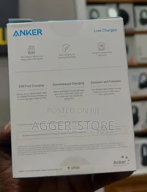 Anker 323 Charger With 310 Usb-C to Lightning Cable(33w, 3 Ft)