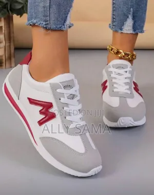 Women's Sneakers White Brand M Material Leather