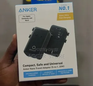 Anker Nano Travel Adapter (5-in-1, 20w)