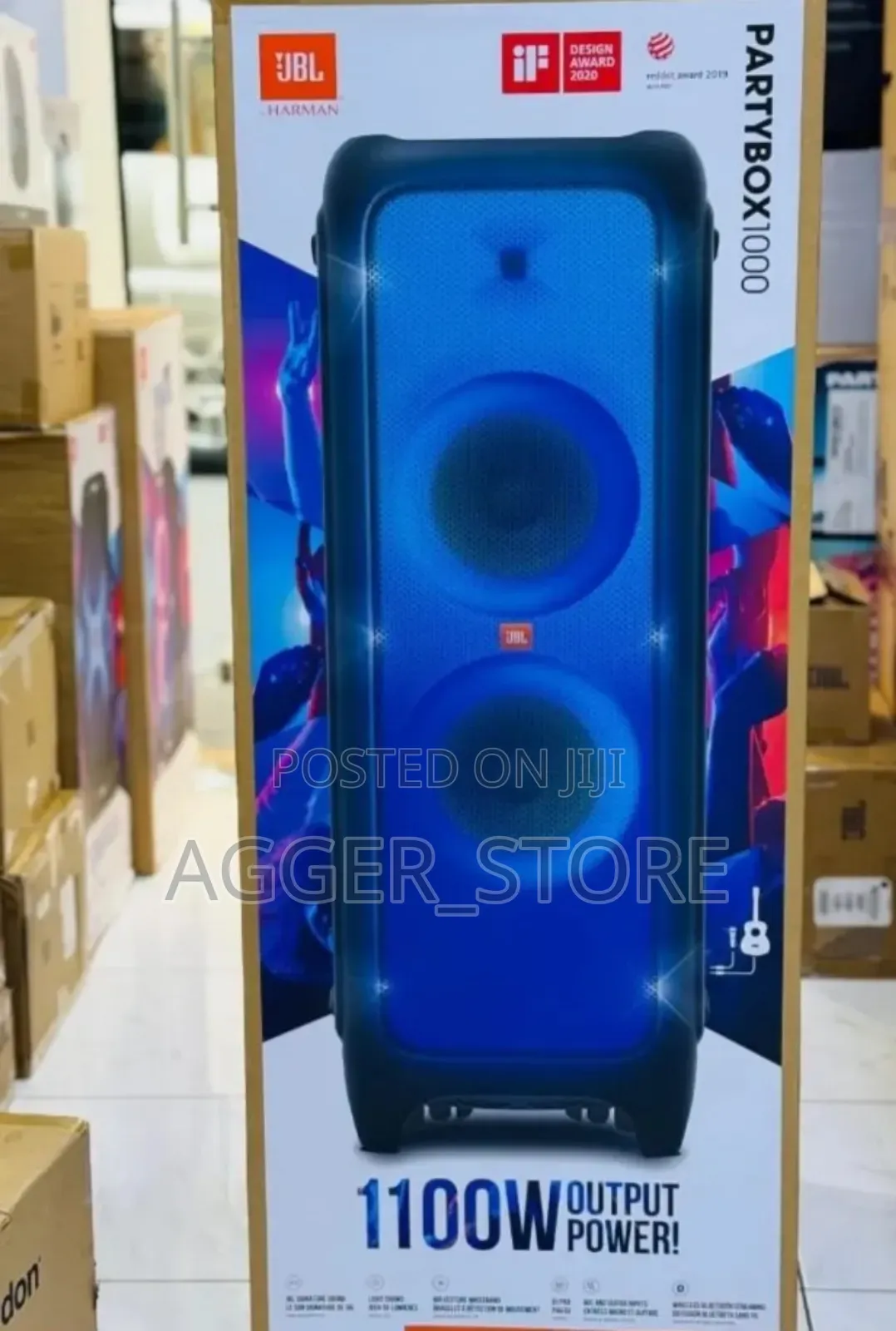 JBL Partybox 1000 - High Power Wireless Bluetooth Party Speaker