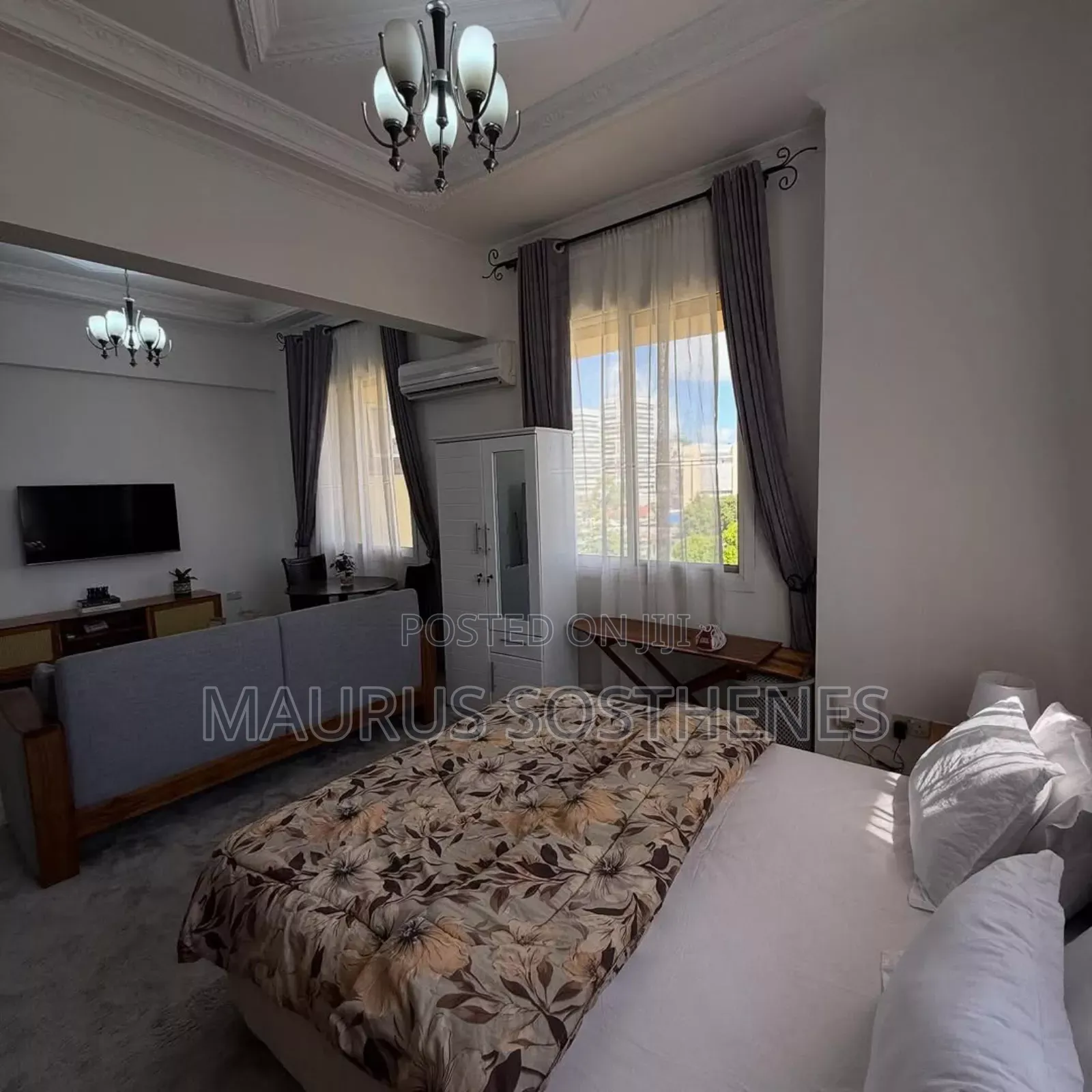Furnished Studio Apartment in Block 41 Kinondoni for rent