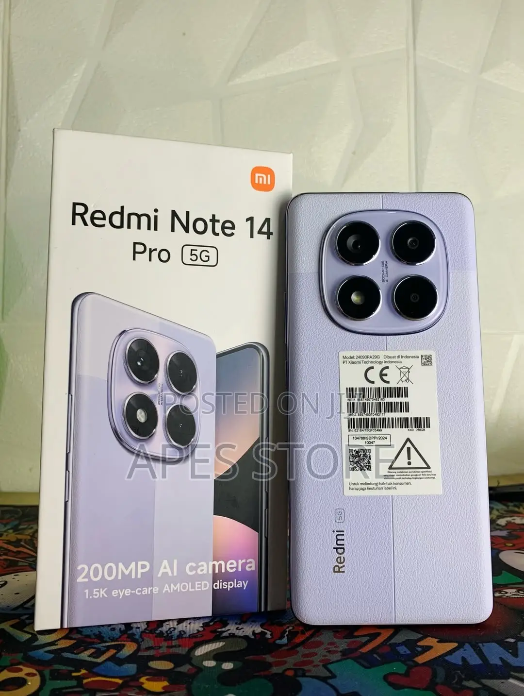 New Xiaomi Redmi Note 14 Pro 5G 256 GB Purple