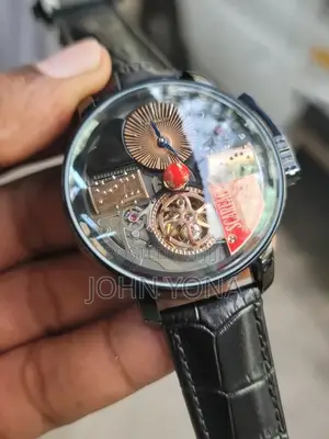 Jacob Co. Opera Scarface Watch in a Black DLC Titanium Case