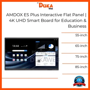 Amdox Es Plus Interactive Flat Panel – 4k Touch Screen, Android 14