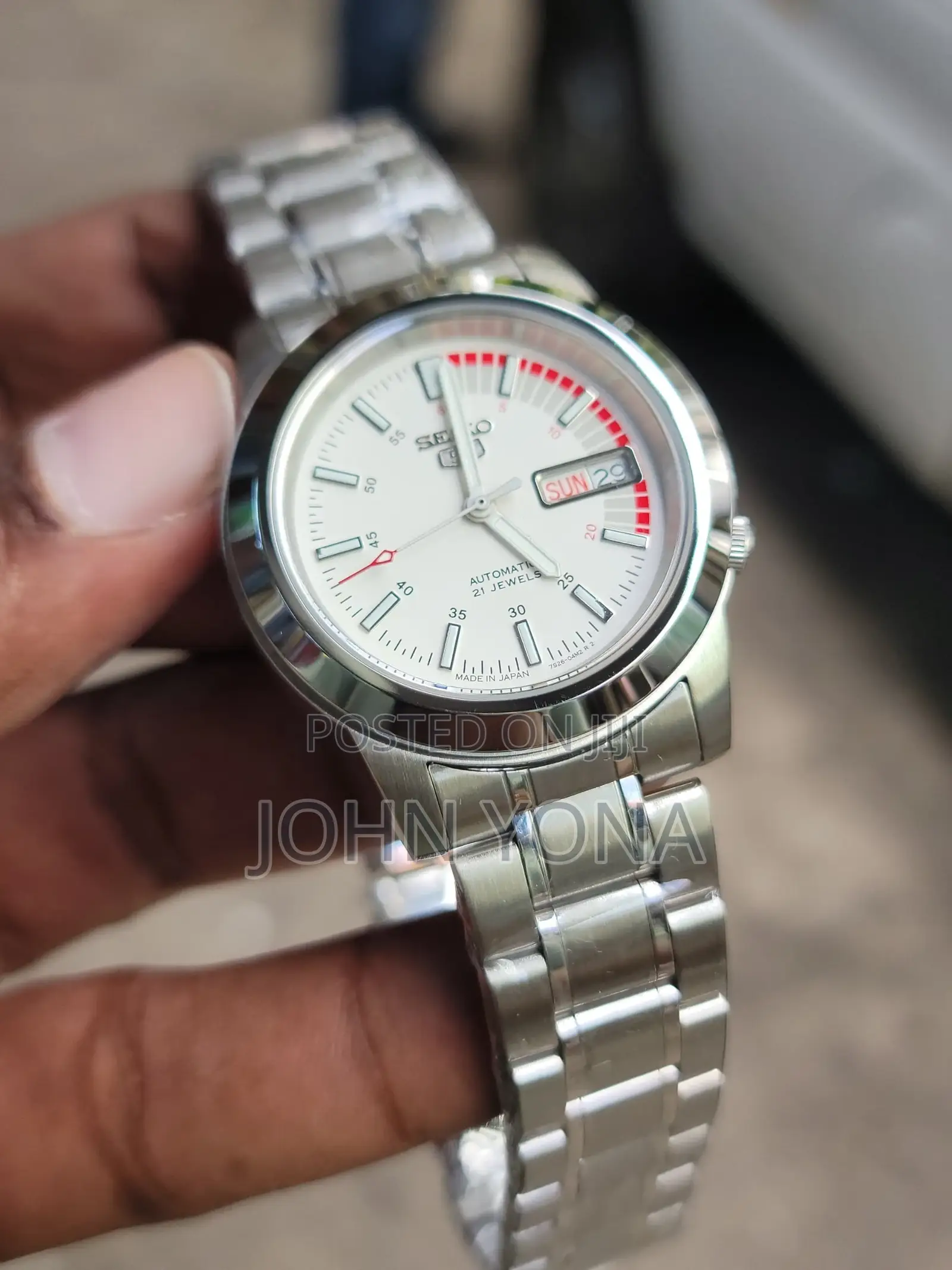 Seiko 5 Automatic 21 Jewels Men's Watch, Model Snkk25k1