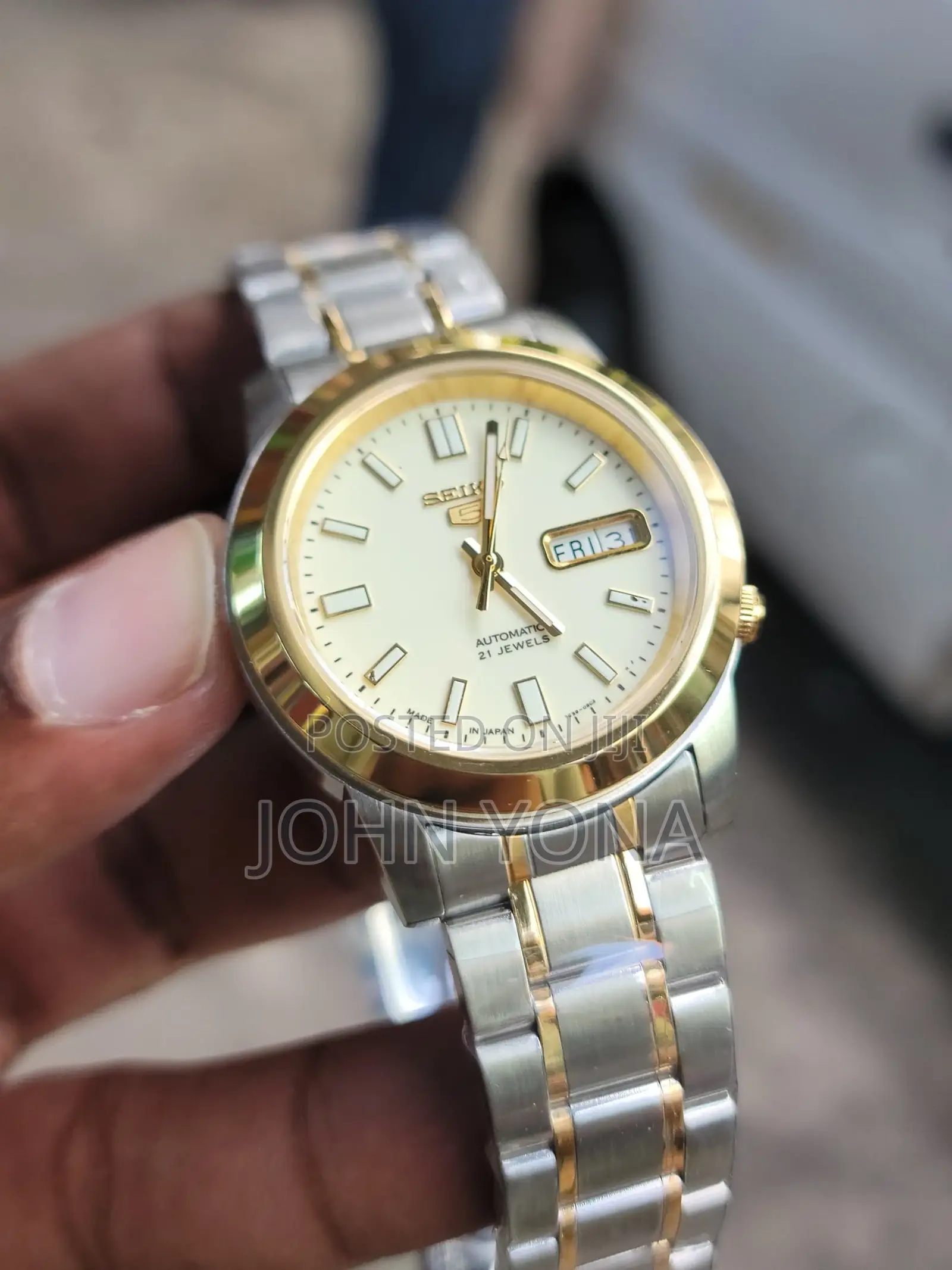 Seiko 5 Automatic 21 Jewels Men's Watch (Model Snke54k1 or Snke54j1)