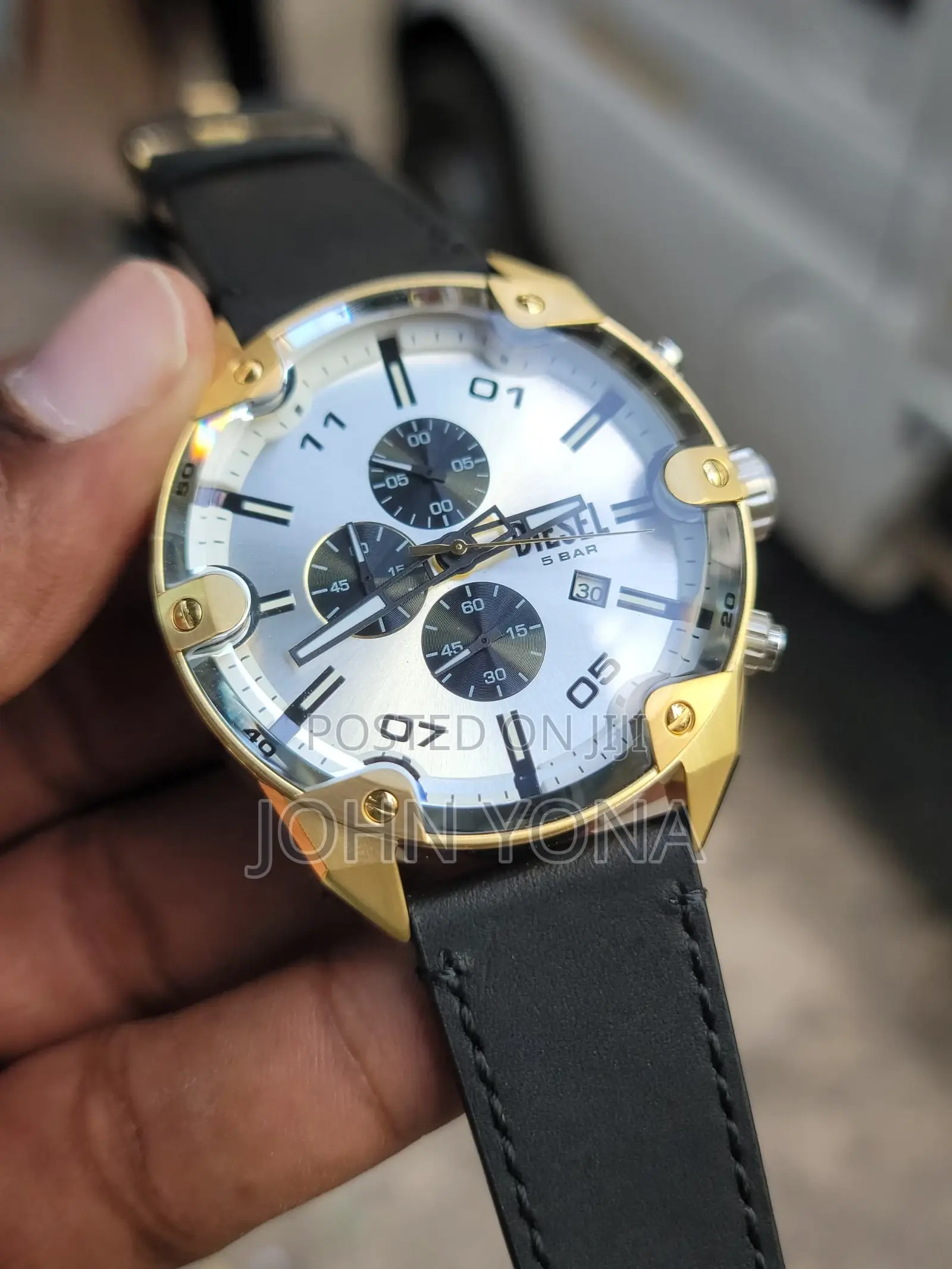 Diesel Spiked Chronograph Watch Model Dz4671