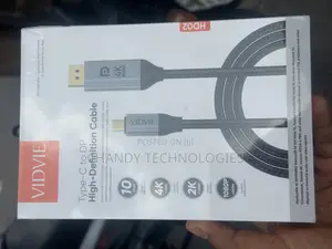 Vidvie Hd02 Type-C to Displayport High-Definition Cable.