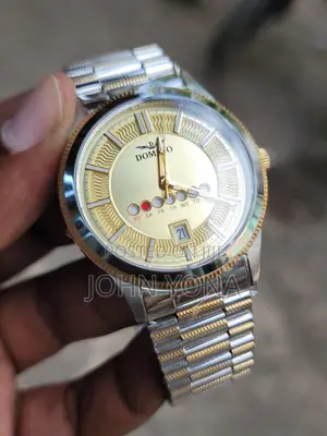 Domino Two-Tone Stainless Steel Analog Watch