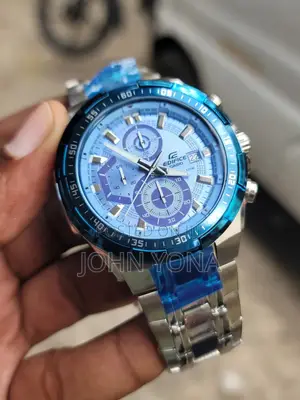 Casio Edifice Efr-539de-2avudf Chronograph Watch With a Blue Dial