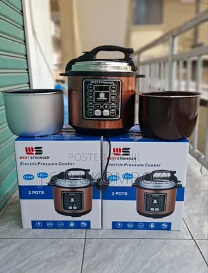 West Strong Pressure Cooker Sufuria Mbili 6.5l