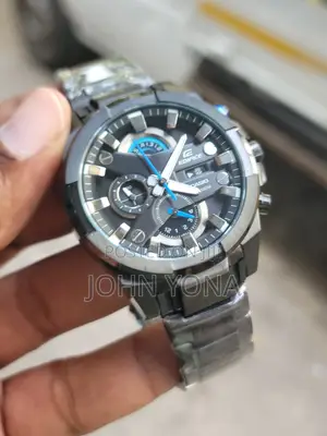 Casio Edifice Efr-540 Series Chronograph Watch Black