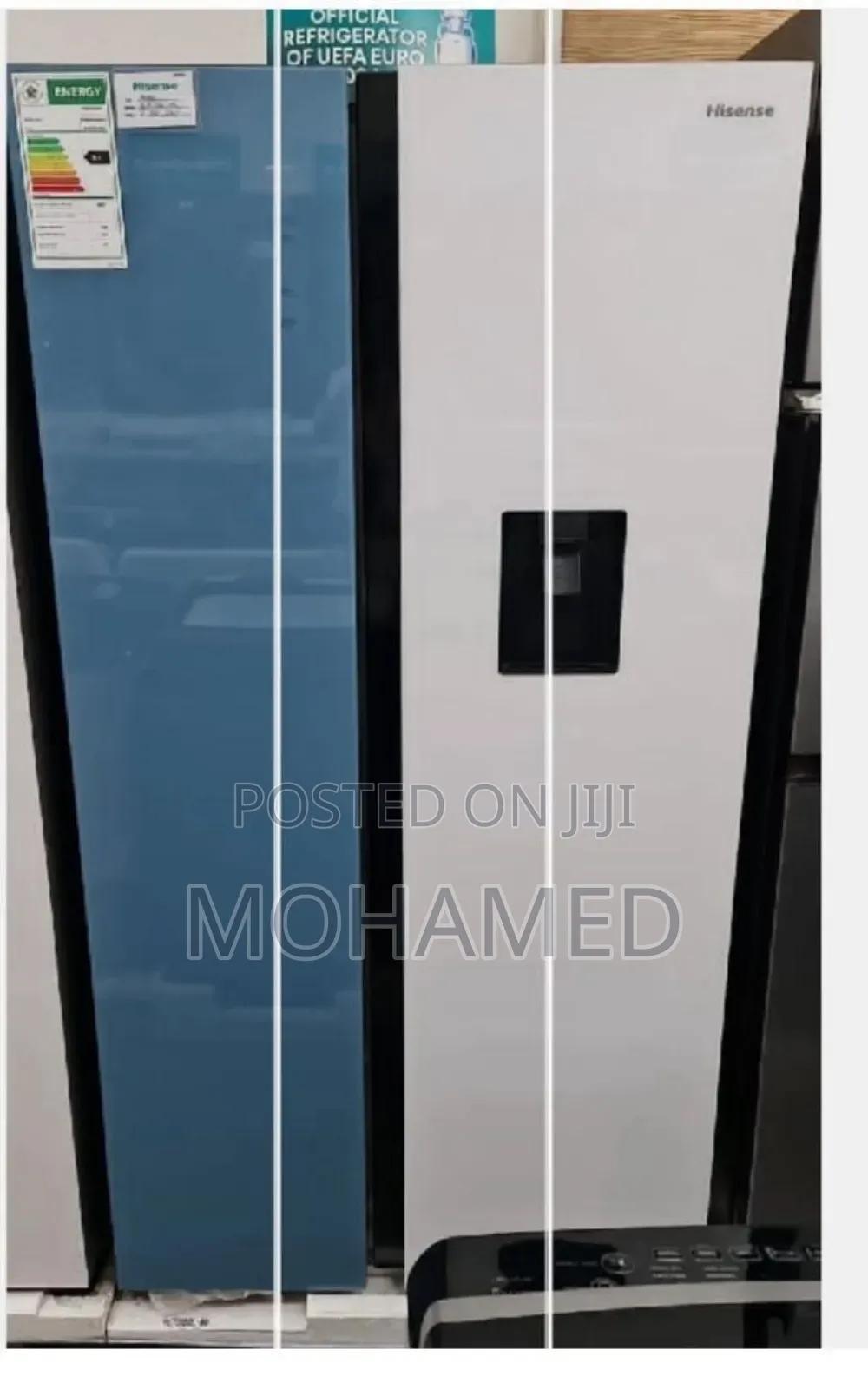 *Hisense Fridge H670sdbl-Wd Blue and White(508l)