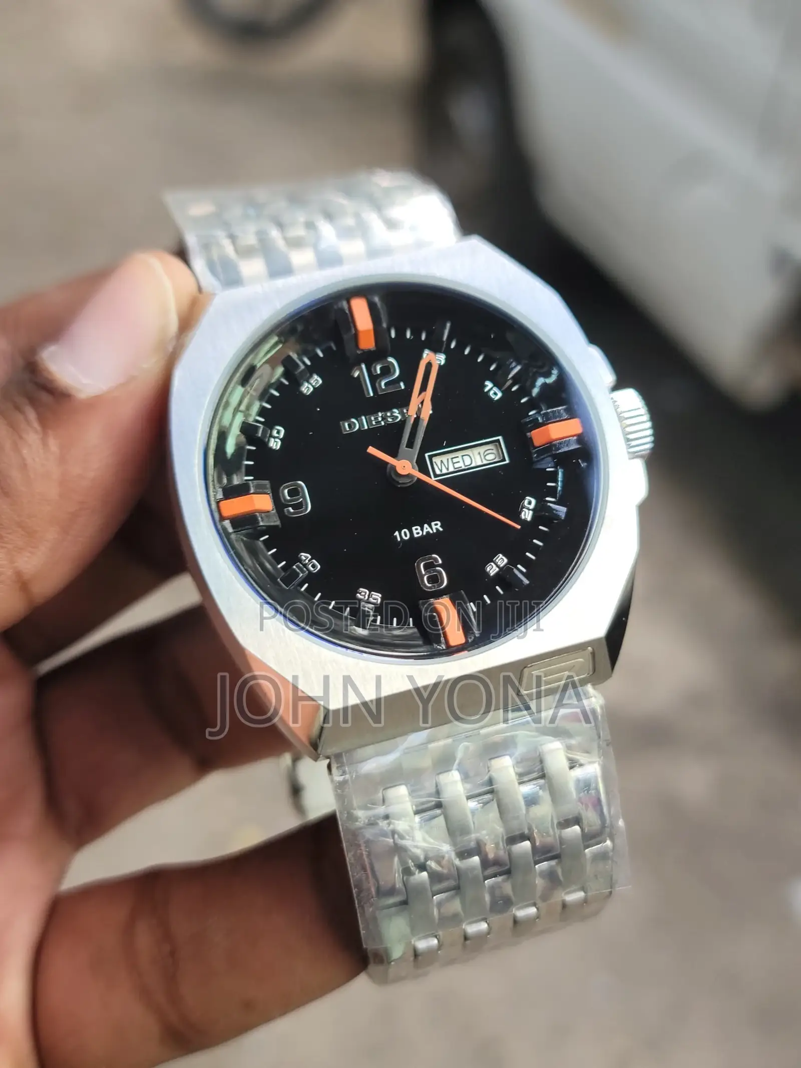 Diesel Scraper or Stigg Three-Hand Stainless Steel Men's Watch