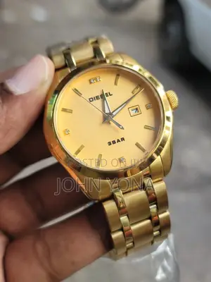 Diesel Ms9 Men's Gold-Tone Stainless Steel Watch (Model Dz1865)