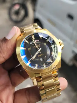 Diesel Arges Dz 1663 Gold-Tone Quartz Watch.