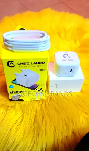 Che'z Lando Fast Charger 30w 
5a
Type C to Type C Cable