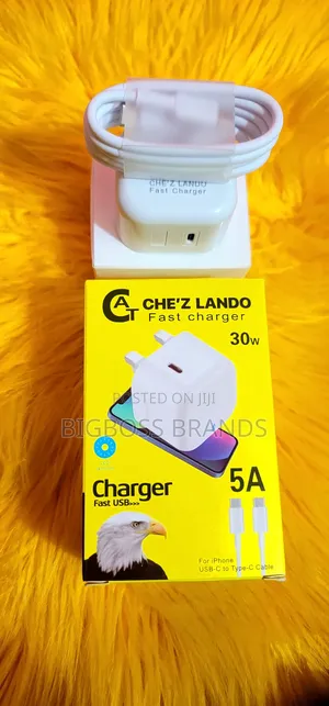 Che'z Lando Fast Charger 30w 
5a
Type C to Type C Cable