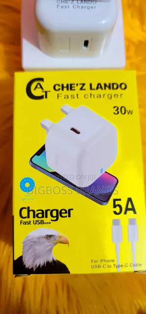 Che'z Lando Fast Charger 30w 
5a
Type C to Type C Cable