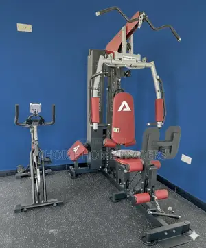 Home Combo Spinning Bike And Home Gym Single Station