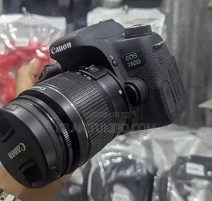 760d Canon Camera With Lens 18-55mm