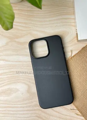 Black Leather Case for an iPhone 15pro Max