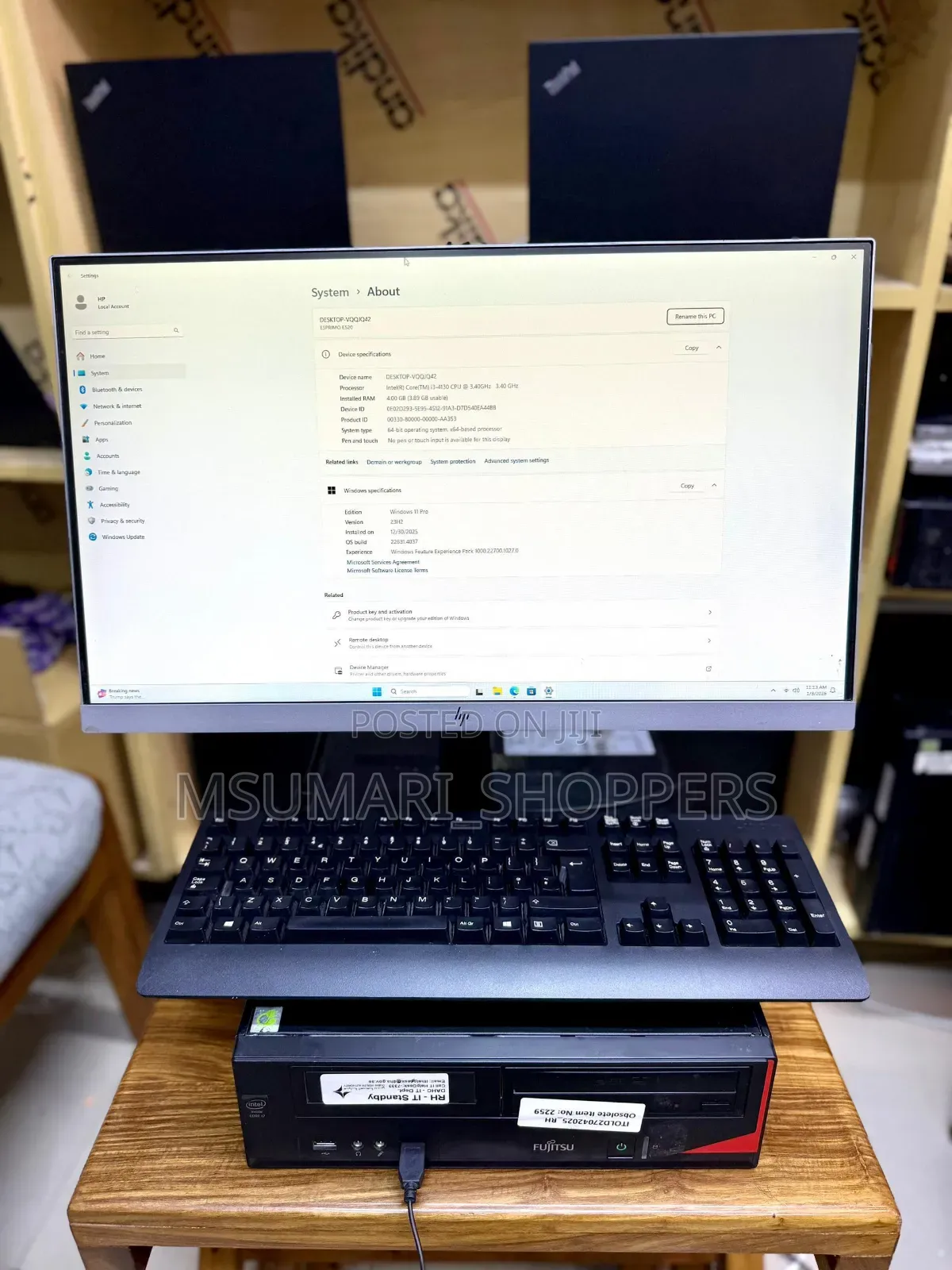 Desktop Computer Fujitsu Celsius M740 4GB Intel Core I3 HDD 500GB