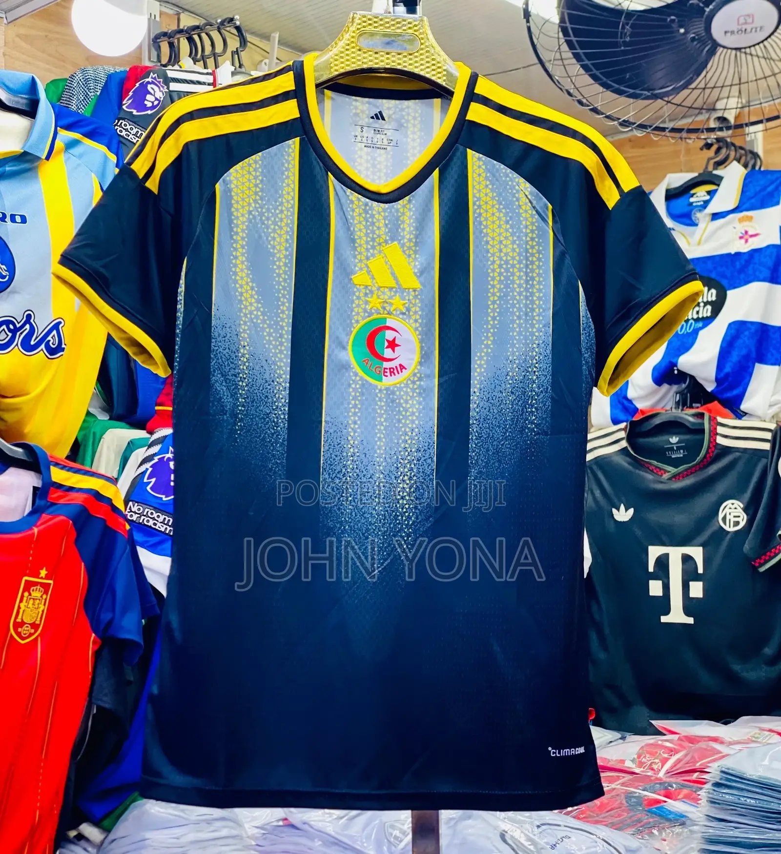 Algeria 2026 World Cup Special Black Football Jersey